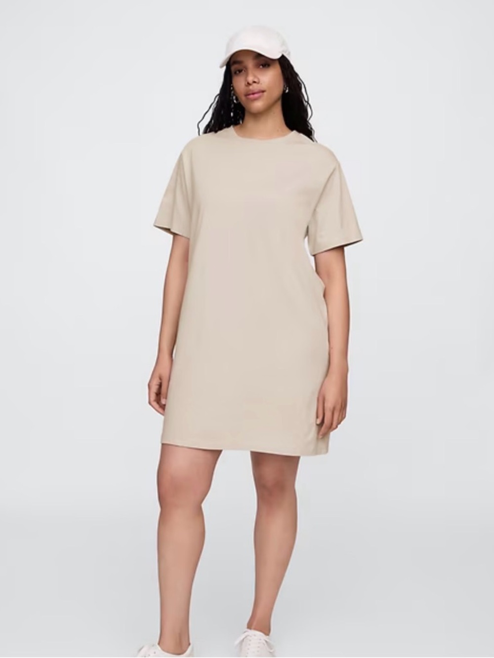 GAP Relaxed Beige T-Shirt Dress- L